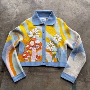 House of Sunny Cropped Cardigan Boho Hippie Festival
Daisy Mushrooms